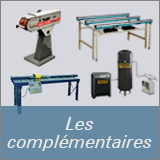 Equipements complémentaires pour menuiserie ALU