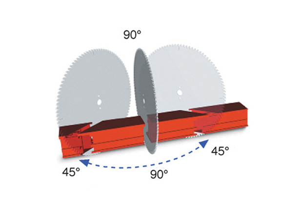 Angles de coupe KD 400 PS